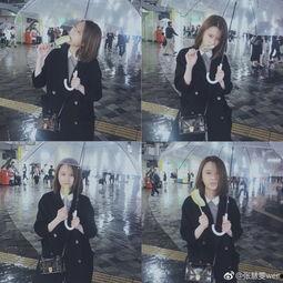 雨中吃瓜的图片,夏日清凉美食瞬间